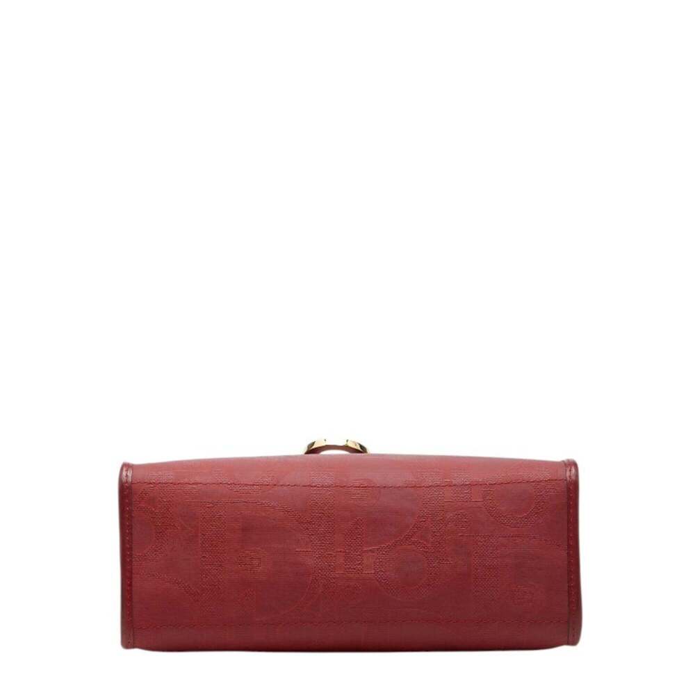 CHRISTIAN DIOR Red Leather Trotter Shoulder Bag - Picture 3 of 15